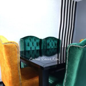 6 Seater with Glossy Table