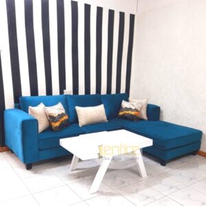 turquoise blue sectional